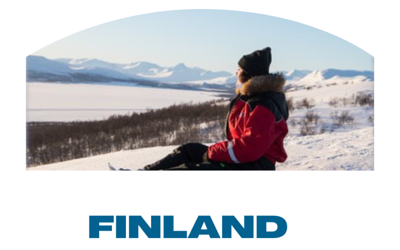 Snow­shoe­ing in the vicinity of Saana-Kilpisjärvi